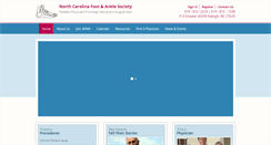 Desktop Screenshot of ncfootandankle.org